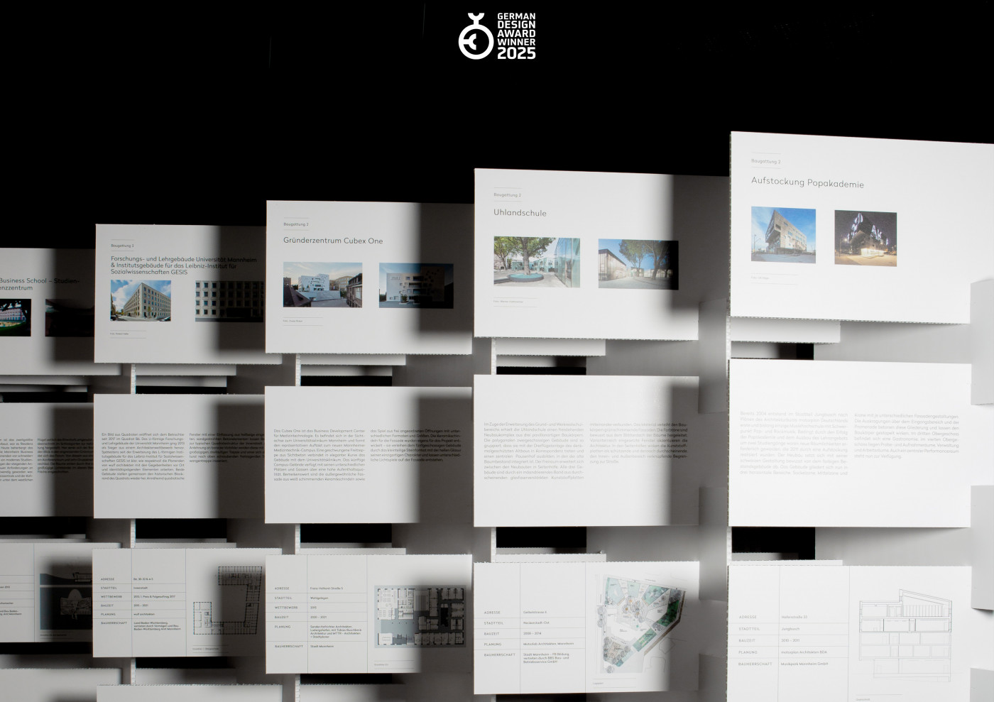 Ausstellung Mannheim und seine Bauten 2008-2023